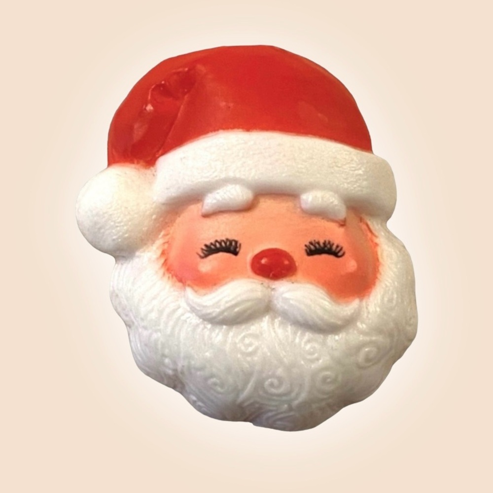 HALLMARK Vintage Santa Christmas Holiday Collectible Brooch